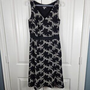 Ann Taylor Floral Black Dress | Women's Size 2